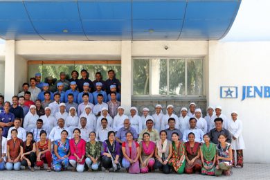 Jenburkt family at Sihor Plant